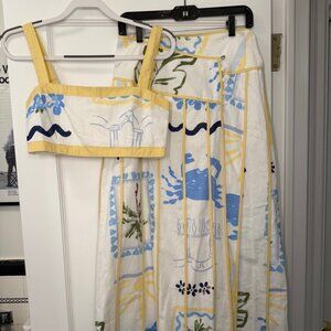 SABO skirt and top set